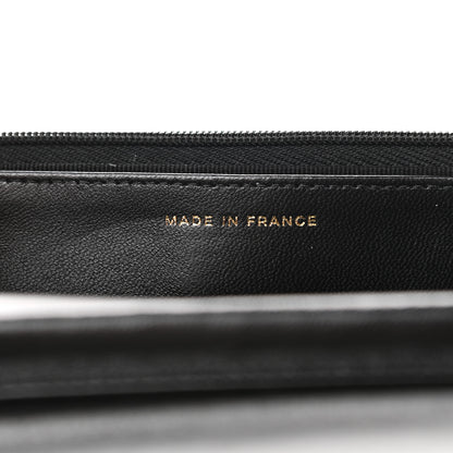 Chanel Lambskin Quilted Coco Bow Wallet On Chain WOC Black 6 of 9