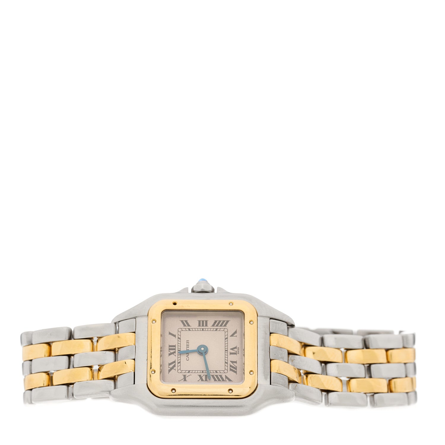 Cartier Stainless Steel 18K Yellow Gold 22mm Panthere Quartz Watch 2 of 4