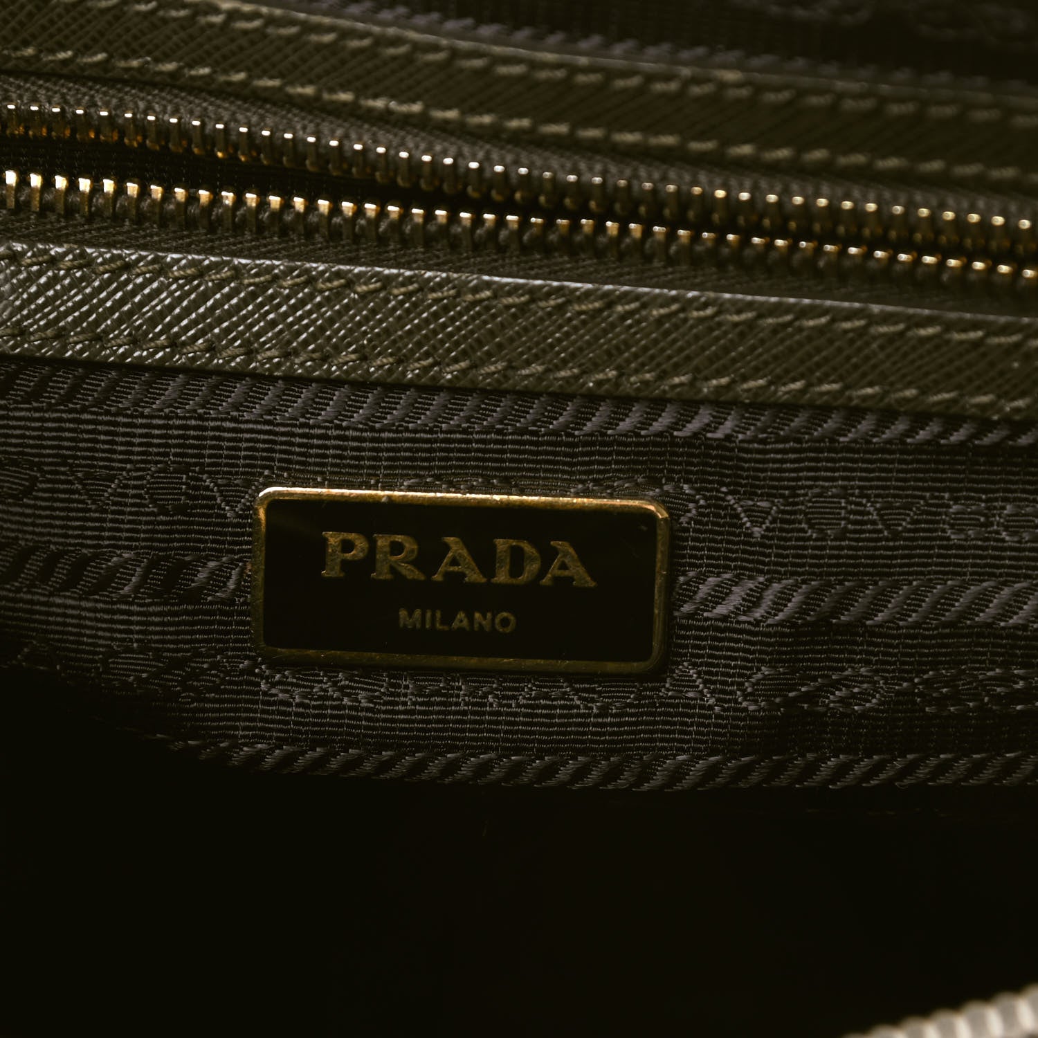 Prada Saffiano Lux Bowler Militare 6 of 19