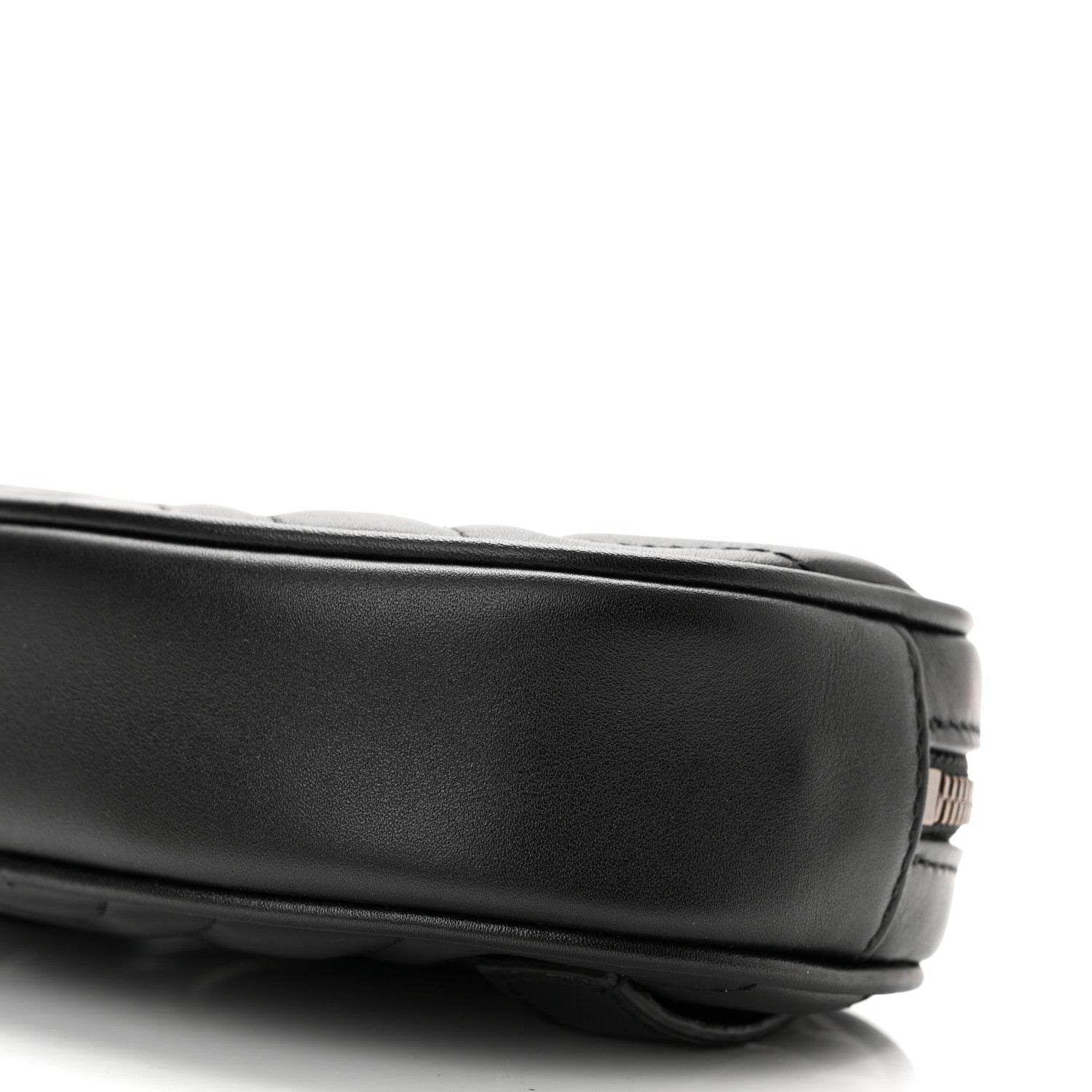 Gucci Calfskin Matelasse GG Marmont Belt Bag 85 34 Black 11 of 11