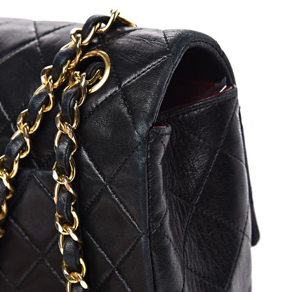 Chanel Lambskin Quilted Medium Single Flap Black 14 of 16