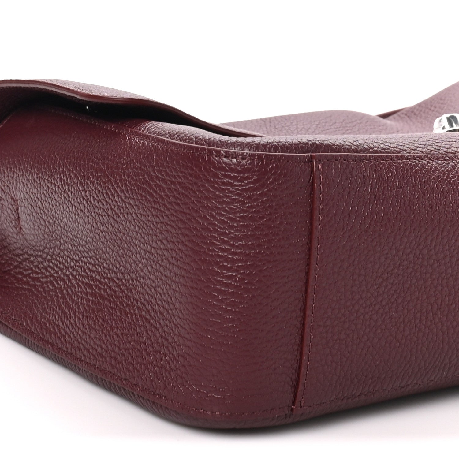 Chanel Grained Calfskin Small Souplissimo Maxi Flap Burgundy 8 of 10