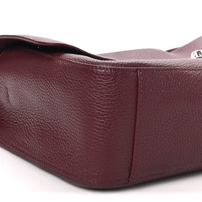 Chanel Grained Calfskin Small Souplissimo Maxi Flap Burgundy 8 of 10