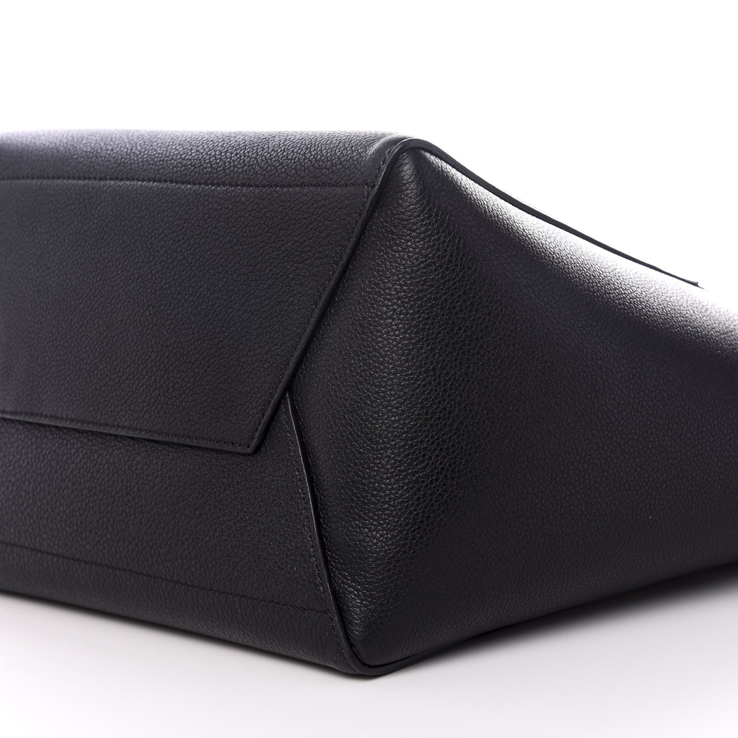 Celine Soft Grained Calfskin Sangle Bucket Bag Black 6 of 7