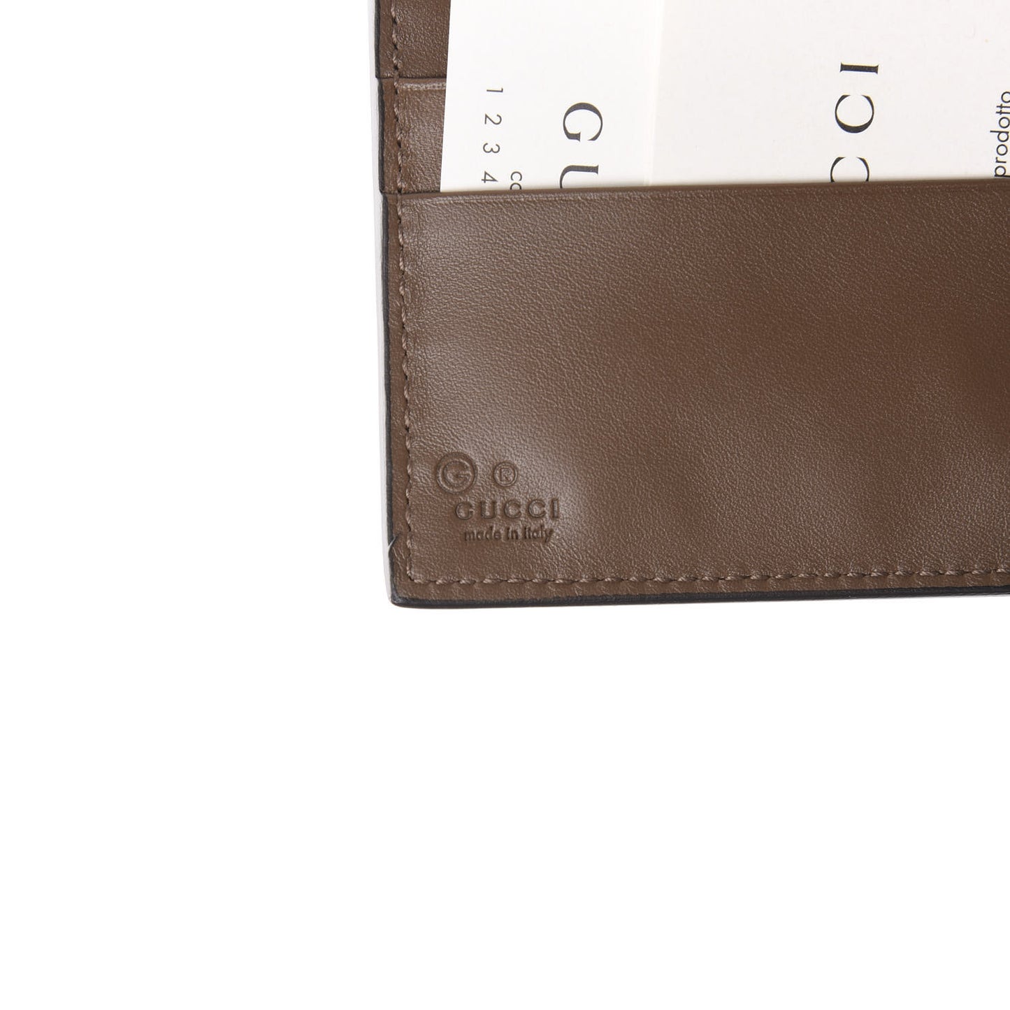 Microguccissima Passport Case Acero