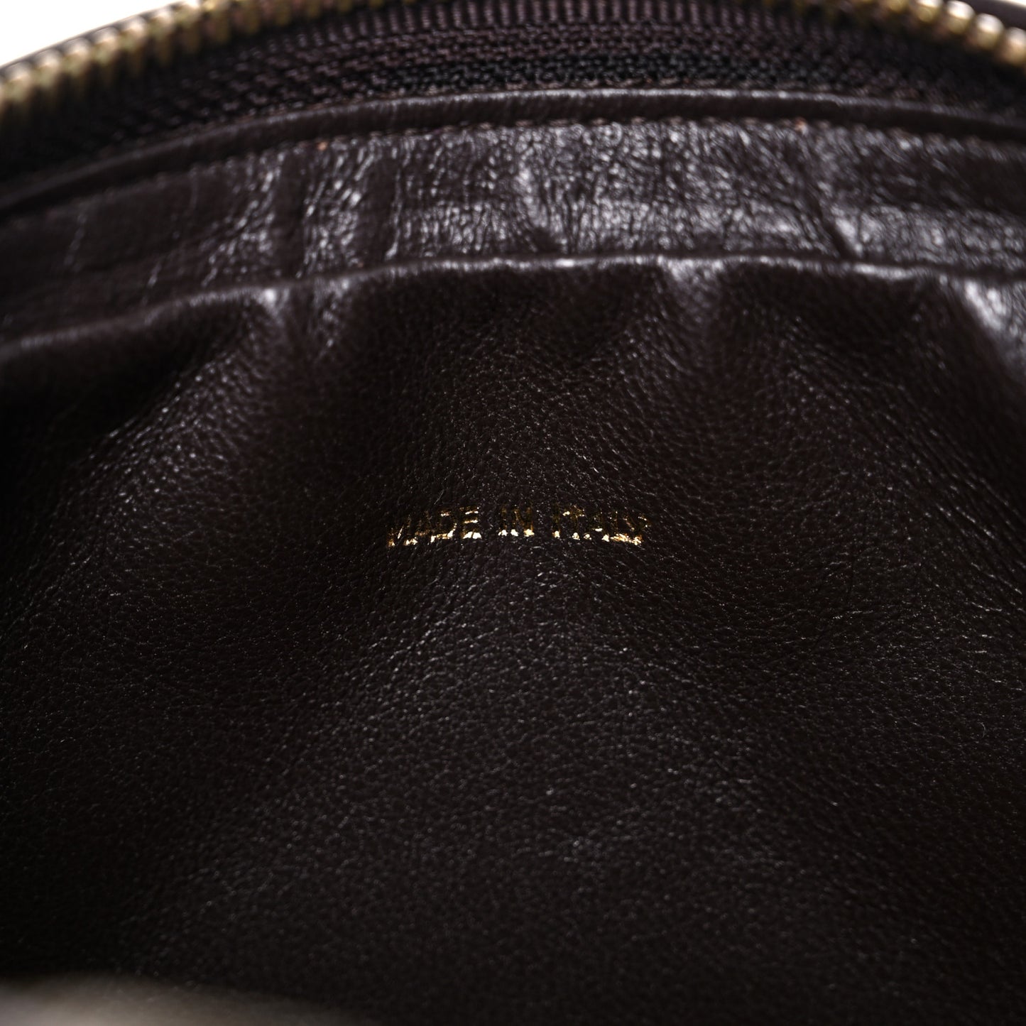 Lambskin Tassel Camera Case Brown