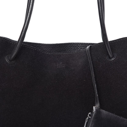Gucci Suede Tote Black 9 of 10