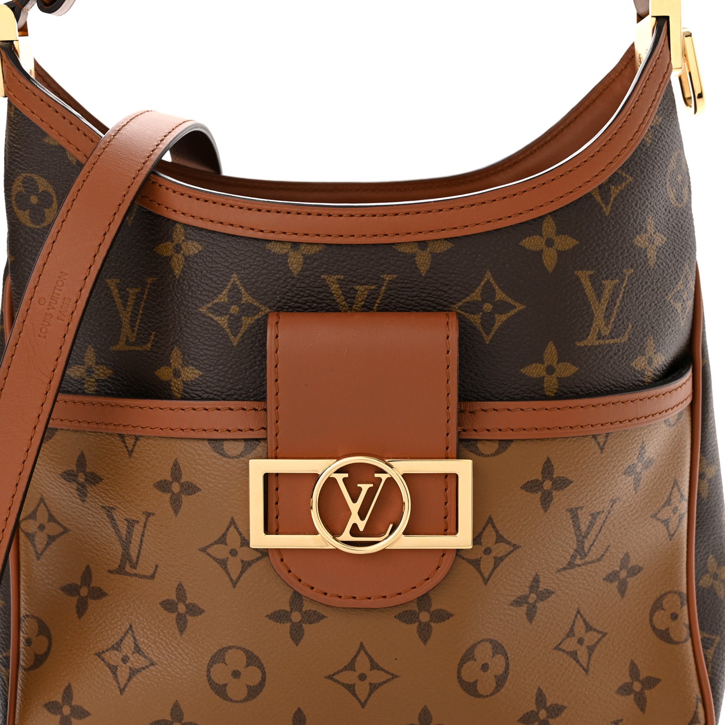 Reverse Monogram Dauphine Hobo PM