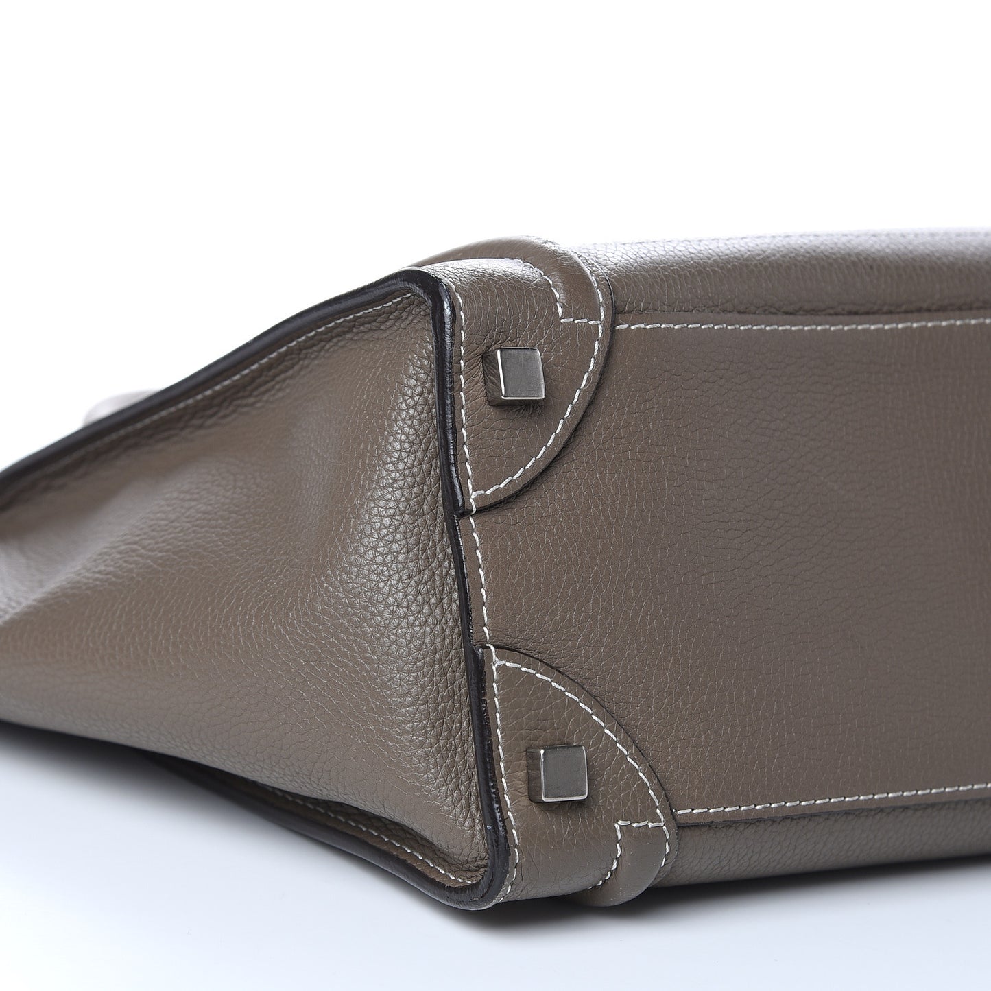 Drummed Calfskin Micro Luggage Souris