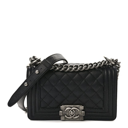 Chanel Caviar Quilted Small Boy Flap Black 1 of 11
