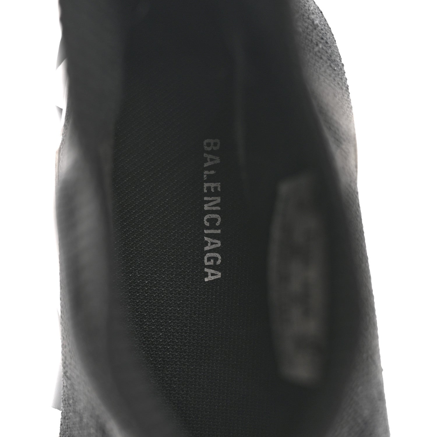 Balenciaga Neoprene Knit Womens Speed Graffiti Sneakers 38 Black White 7 of 11