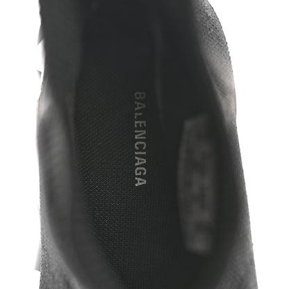 Balenciaga Neoprene Knit Womens Speed Graffiti Sneakers 38 Black White 7 of 11