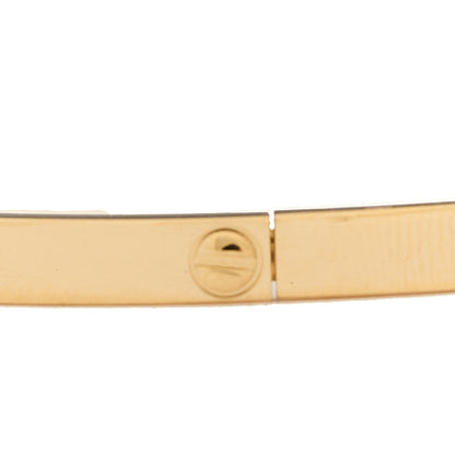 Cartier 18K Yellow Gold 6 Diamond Small LOVE Bracelet 16 6 of 9