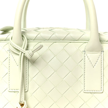 Bottega Veneta Lambskin Intrecciato Small Getaway Glacier 9 of 12