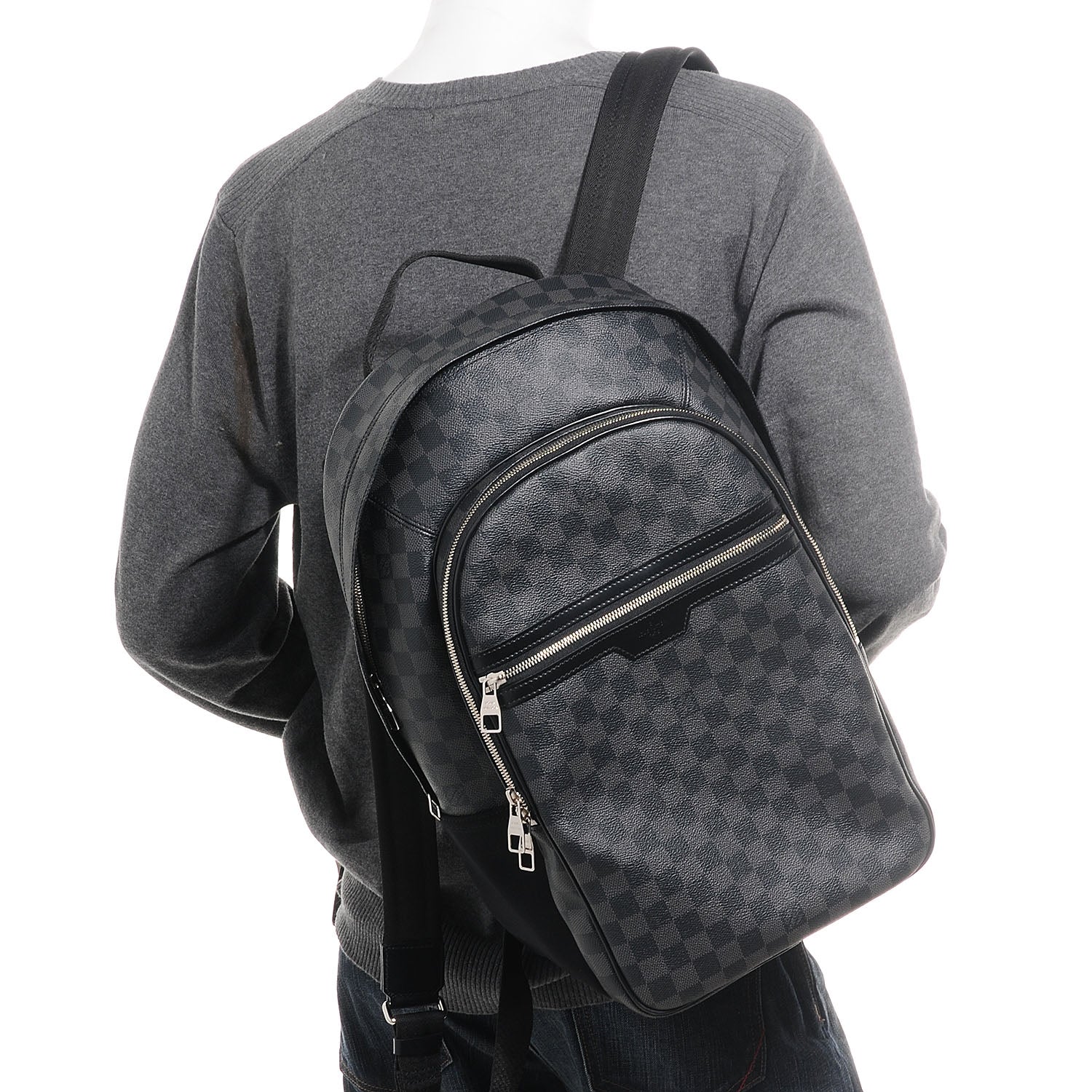 Louis Vuitton Damier Graphite Michael Backpack 2 of 8