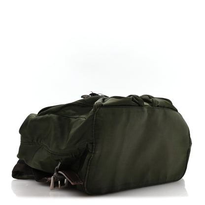 Prada Nylon Vela Small Backpack Dark Green 4 of 10