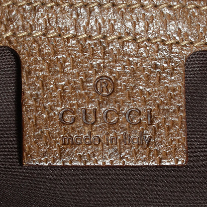 Gucci Monogram Studded Pelham Borchie Flap Bag Brown 6 of 7
