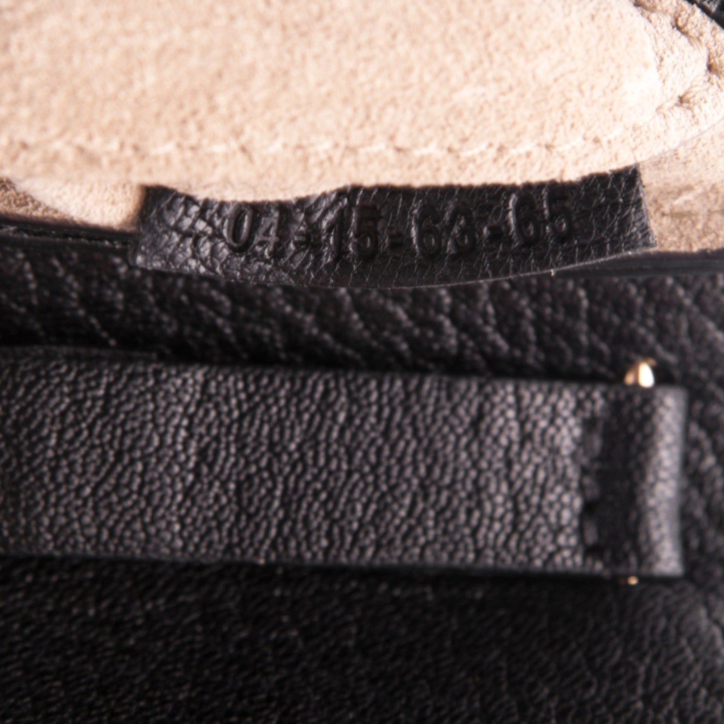 Grained Lambskin Nano Drew Shoulder Bag Black