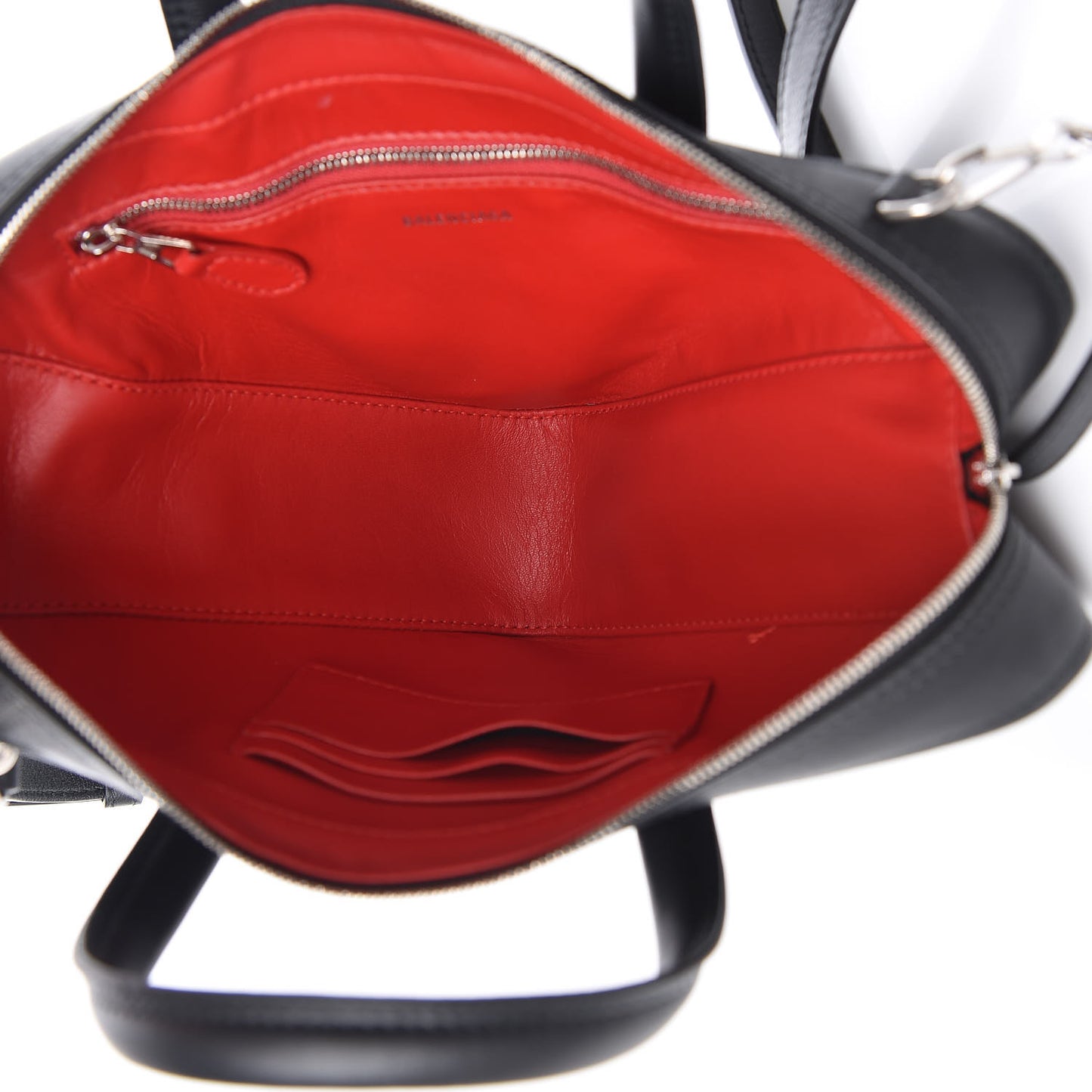 Calfskin XS Triangle Duffle Black