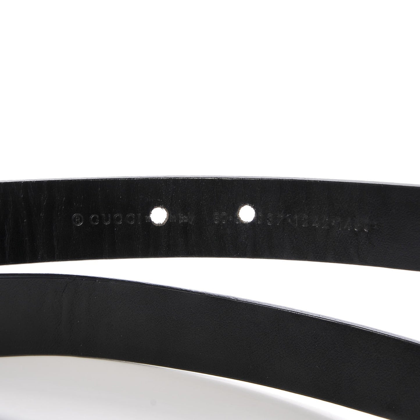 Calfskin Interlocking G Belt 80 32 Black
