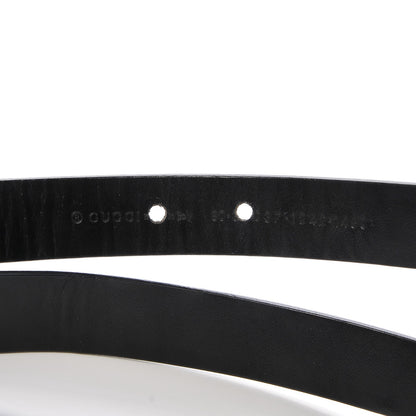 Gucci Calfskin Interlocking G Belt 80 32 Black 5 of 7