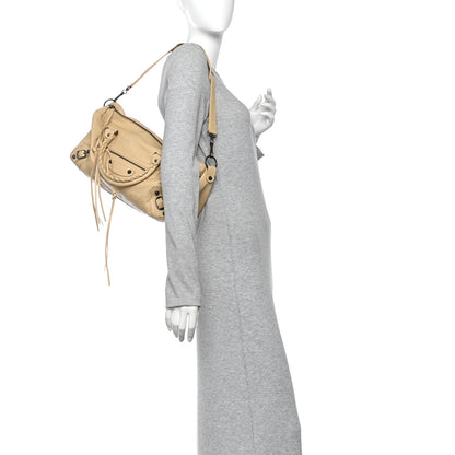 Balenciaga Agneau Classic Hardware Maxi Twiggy Beige Sahara 2 of 10