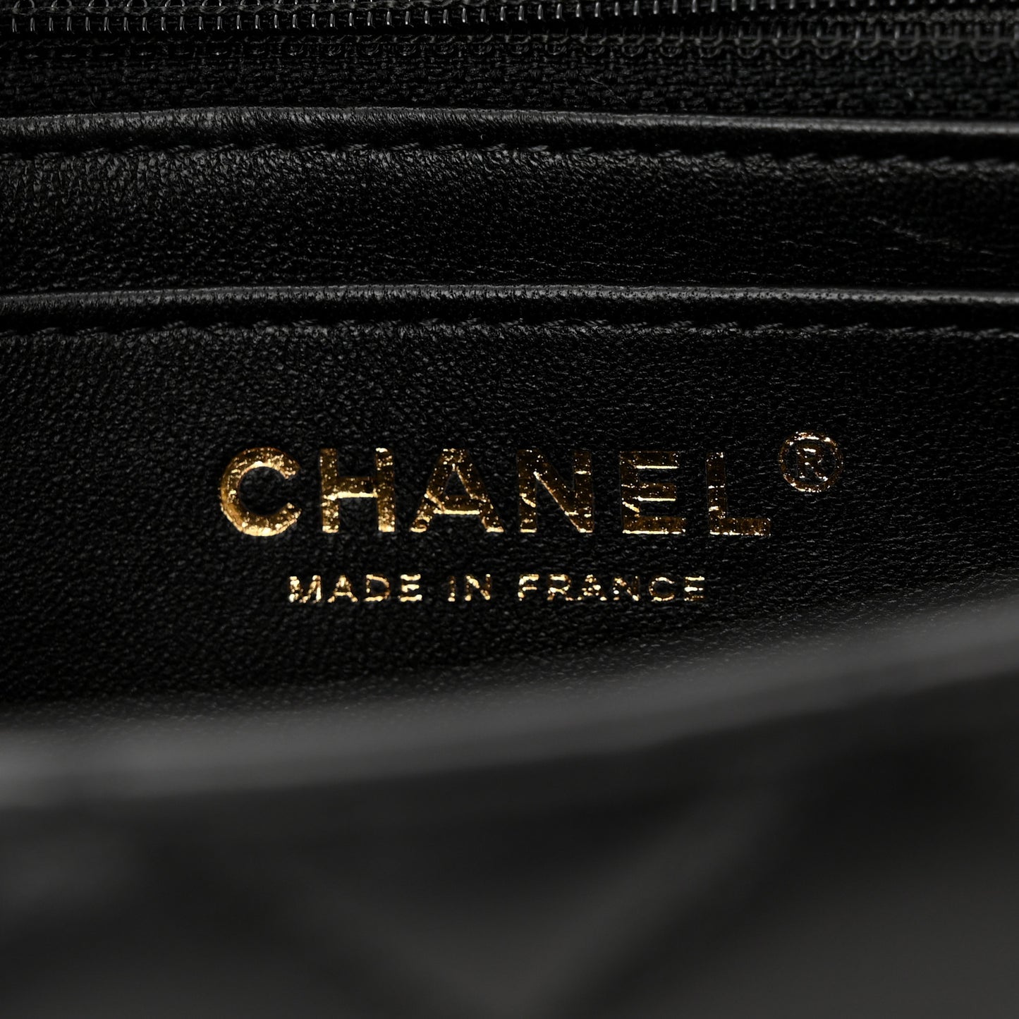 Lambskin Quilted Mini Rectangular Flap Black