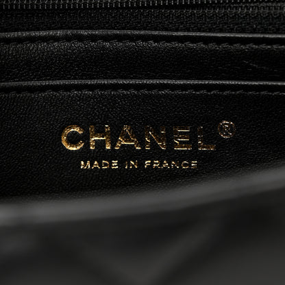Chanel Lambskin Quilted Mini Rectangular Flap Black 6 of 10