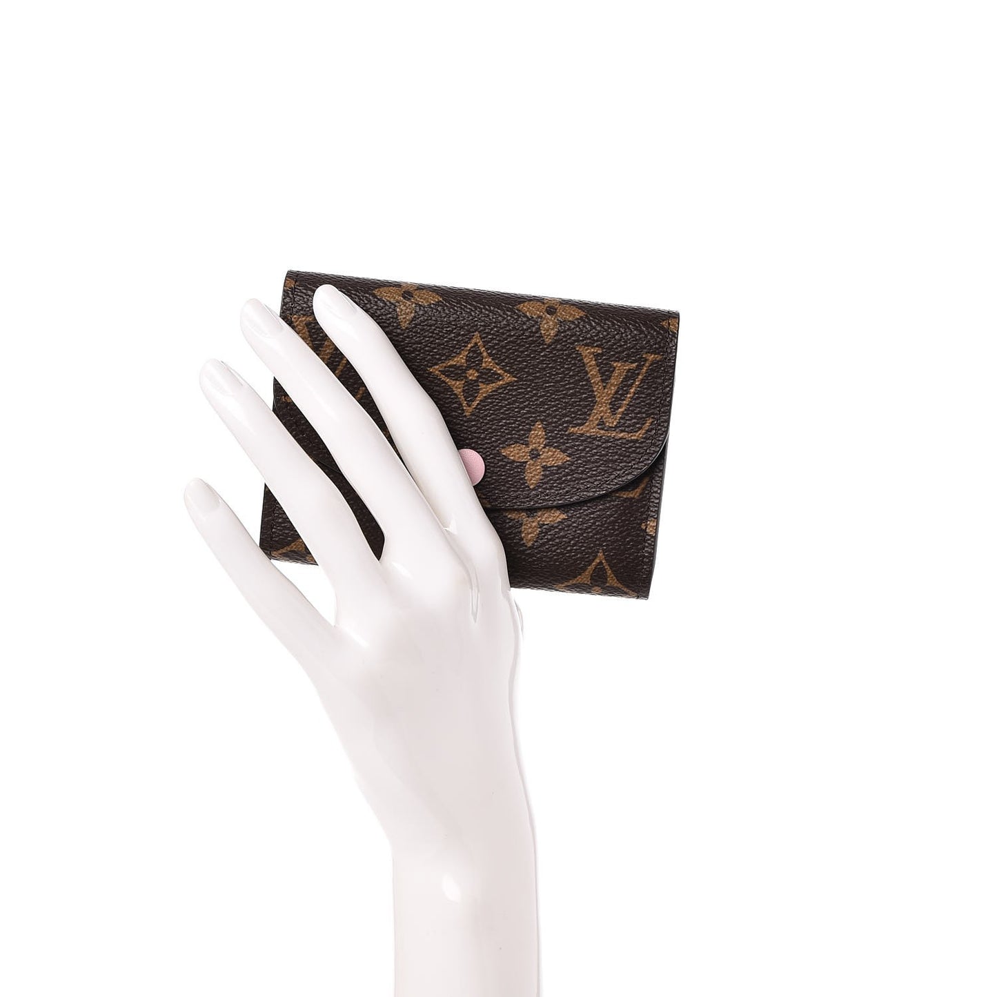 Monogram Rosalie Coin Purse Rose Ballerine