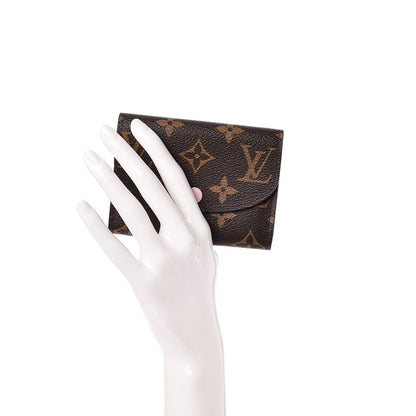Louis Vuitton Monogram Rosalie Coin Purse Rose Ballerine 2 of 8