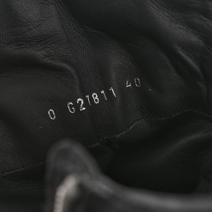 Chanel Lambskin Velvet Quilted Cap Toe Short Boots 40 Black 9 of 12
