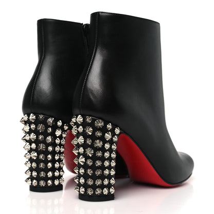 Christian Louboutin Smooth Calfskin Suzi Folk 85 Ankle Boots 36 Black 5 of 9
