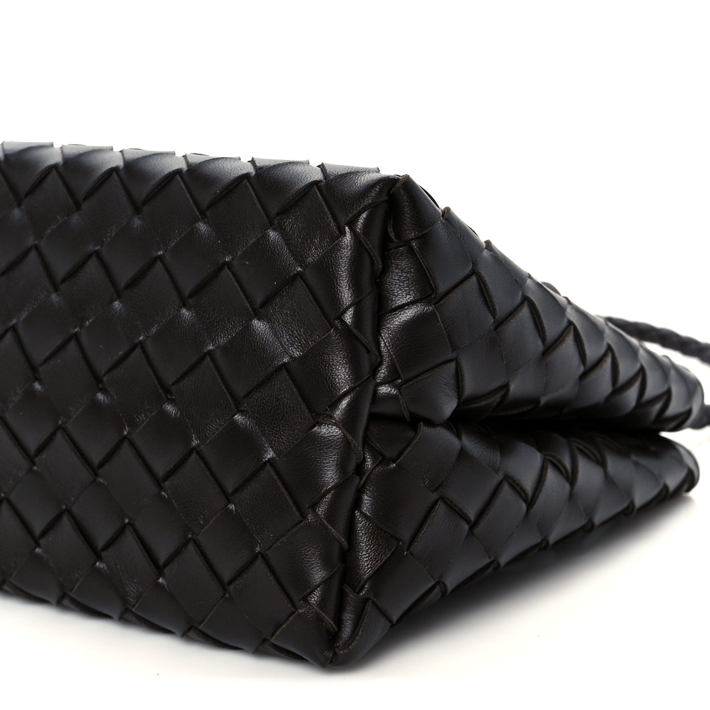 Nappa Intrecciato Small East West Andiamo Shoulder Bag Fondant