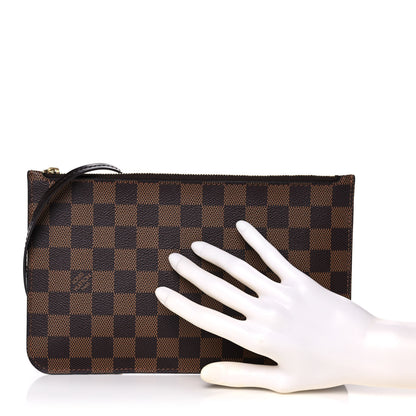 Louis Vuitton Damier Ebene Neverfull MM GM Pochette 2 of 7