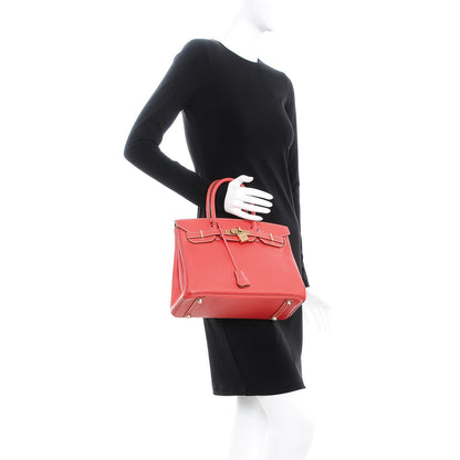 Hermes Epsom Candy Birkin 30 Rose Jaipur Gold 2 of 14