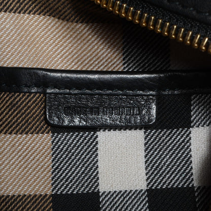 Burberry Vintage Washed Sheepskin Medium Bonington Tote Black 7 of 11