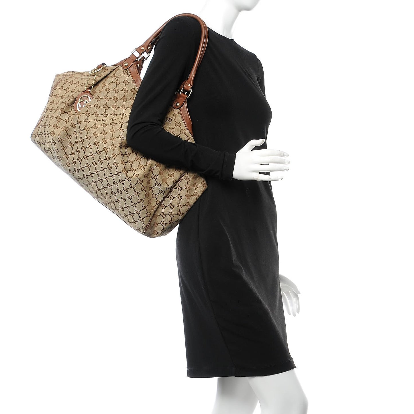 Monogram Large Sukey Tote Brown