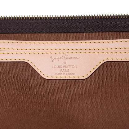 Louis Vuitton Monogram Kusama Town Speedy 30 Blue 7 of 11