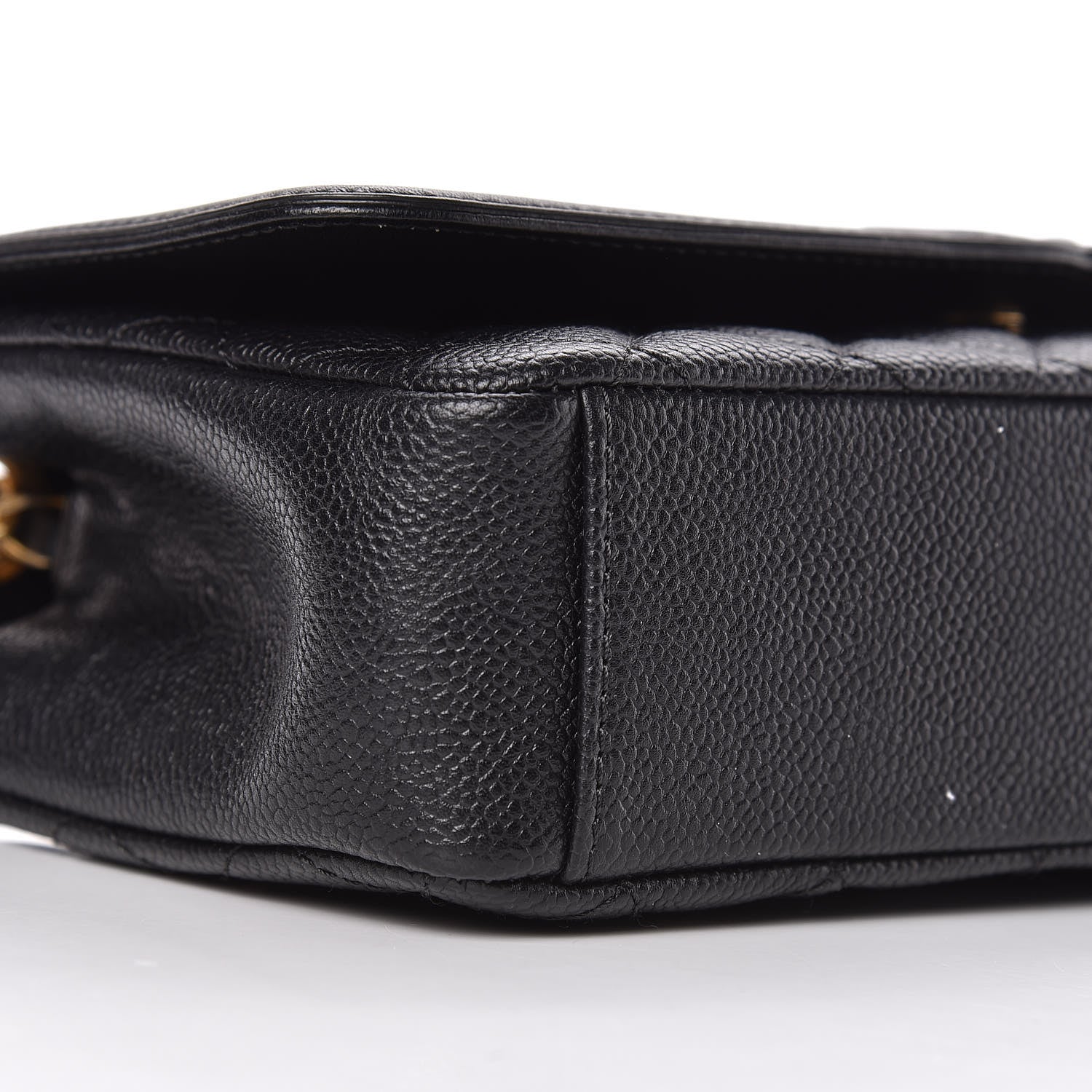 Chanel Caviar Quilted Medium CC Filigree Flap Black 9 of 11