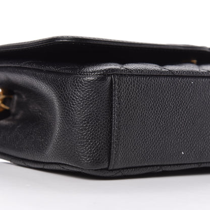 Chanel Caviar Quilted Medium CC Filigree Flap Black 9 of 11