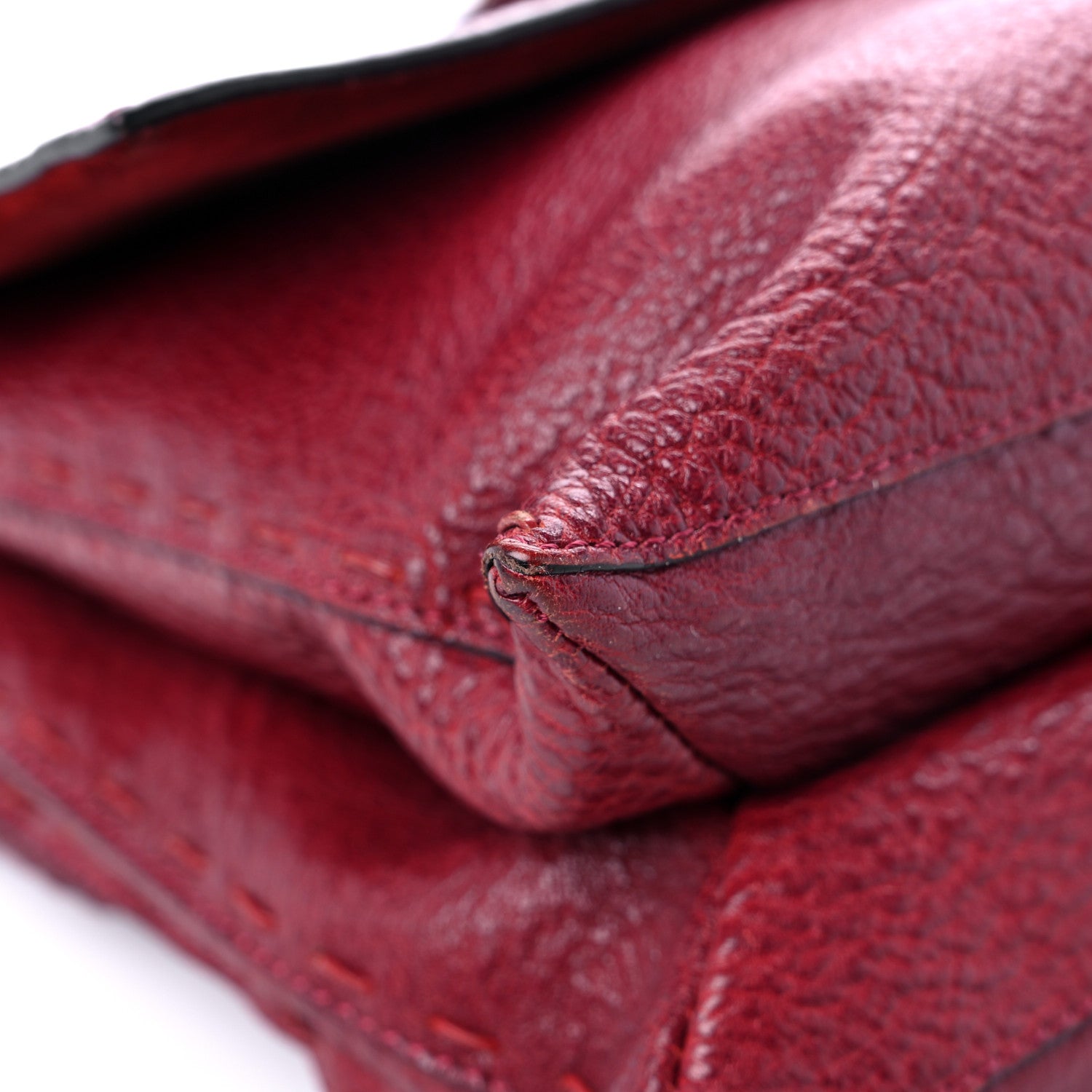 Lanvin Medium Sugar Flap Shoulder Bag Burgundy 8 of 15