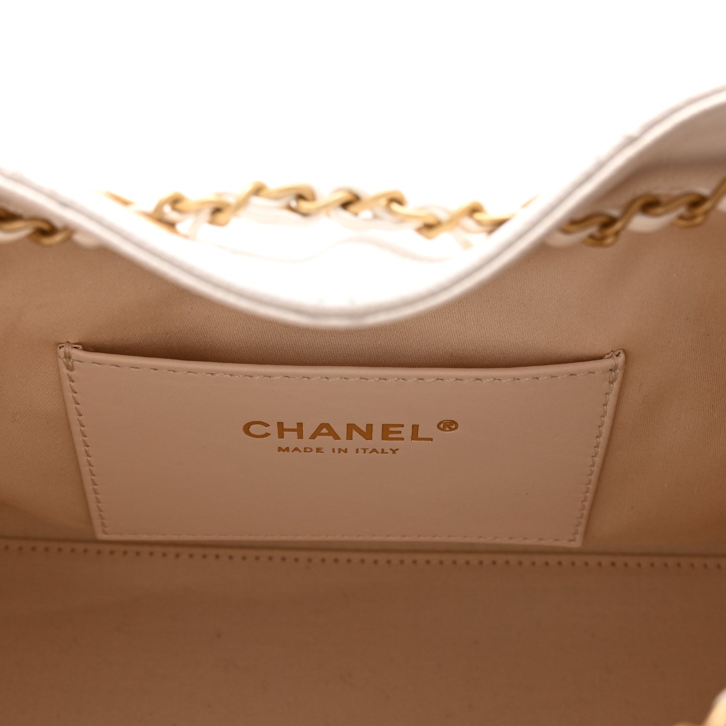 Caviar Quilted Small Chanel 25 Handbag White