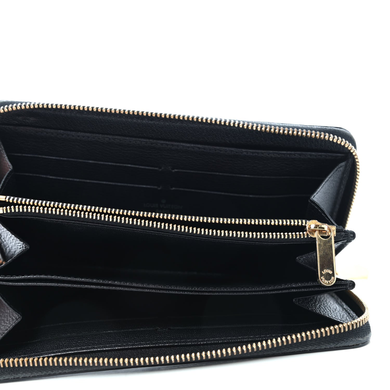 Louis Vuitton Crocodile Zippy Wallet Black 4 of 4