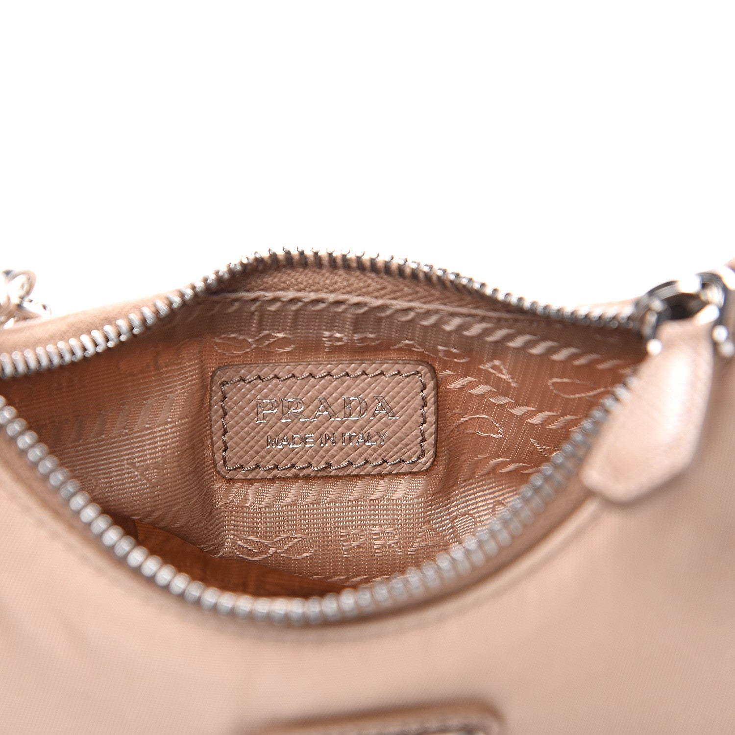 Prada Tessuto Nylon Saffiano Mini Re-Edition 2000 Shoulder Bag Cammeo 5 of 9