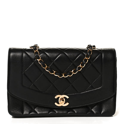 Chanel Lambskin Quilted Small Single Flap Black 2 of 21