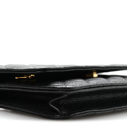 Chanel Caviar Quilted Wallet On Chain WOC Black 9 of 11