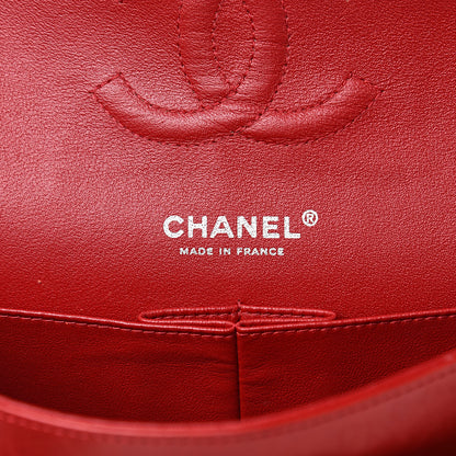 Chanel Lambskin Quilted Medium Double Flap Red 6 of 20