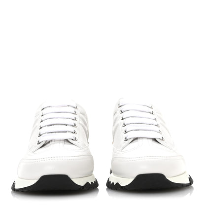 Hermes Calfskin Womens Trail Sneakers 35 White 3 of 9