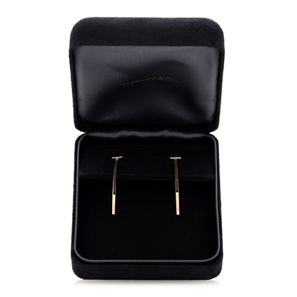 Tiffany 18K Rose Gold T Bar Earrings 5 of 5