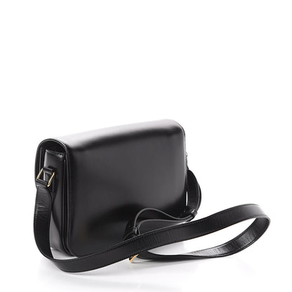 Celine Shiny Calfskin Medium Triomphe Black 2 of 8